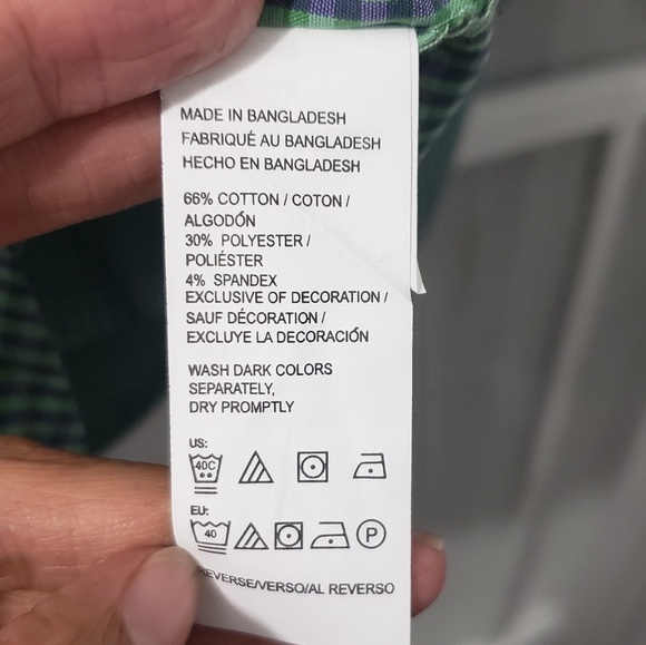 IZOD- LONG SLEEVE DRESS SHIRT LARGE - Picture 3 of 7